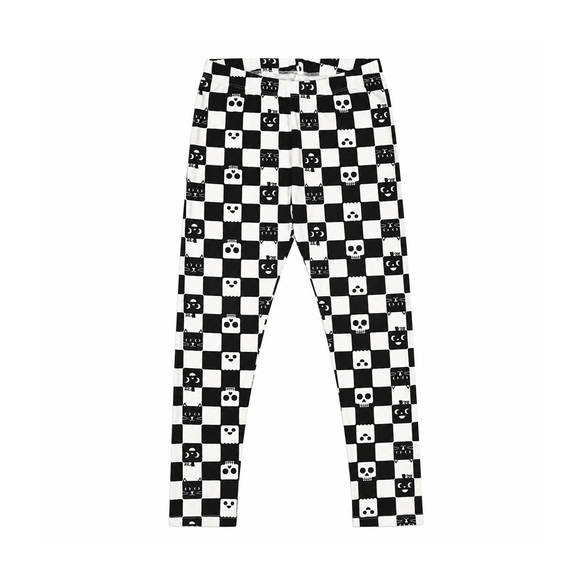 Checkered Halloween Leggings | Black 8y - Designed by CAT & JACK
