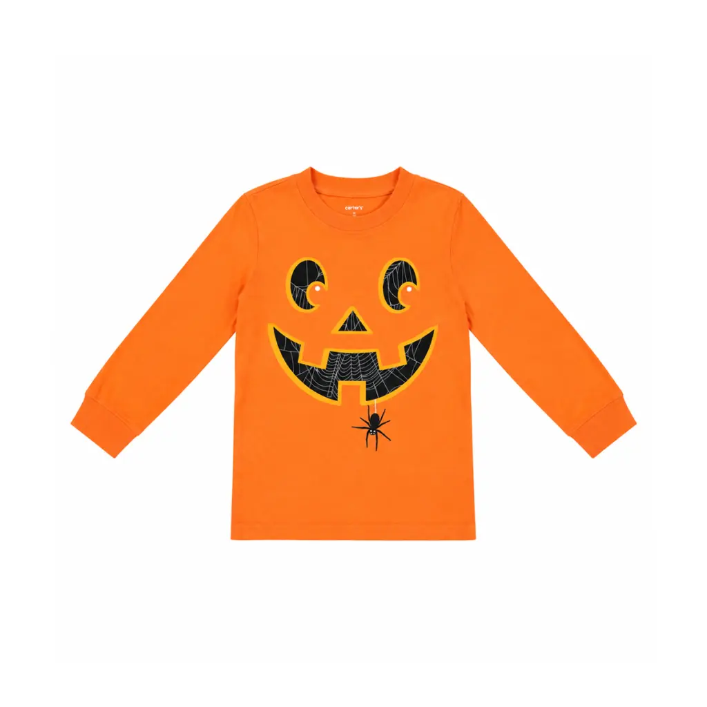 Jack-O-Lantern T-Shirt | Orange 3y - Designed by Carter's