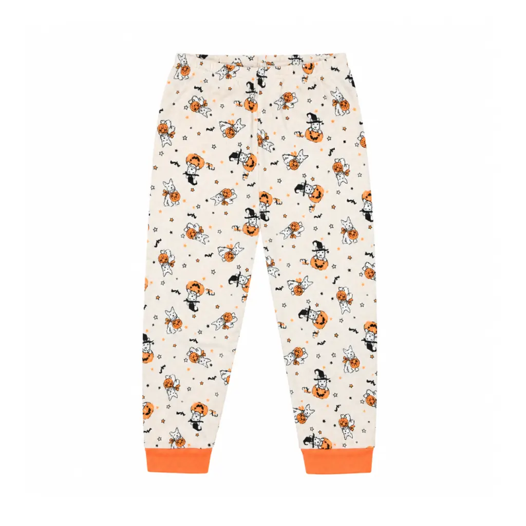 Halloween Schnauzer PJ Pant | Cream 10y - Designed by LAURA ASHLEY