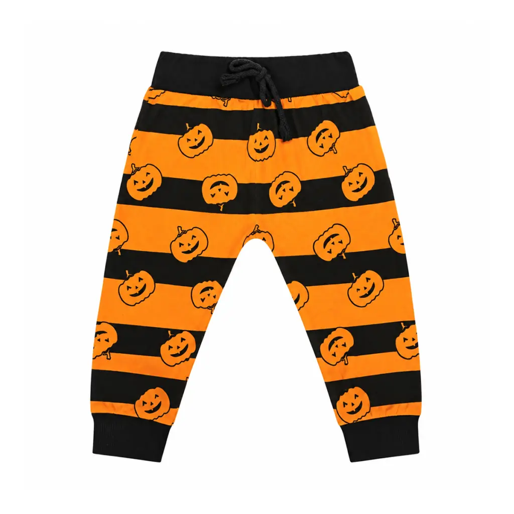 Jack-O-Lantern Pants | Orange 12/18m - Designed by Unknown