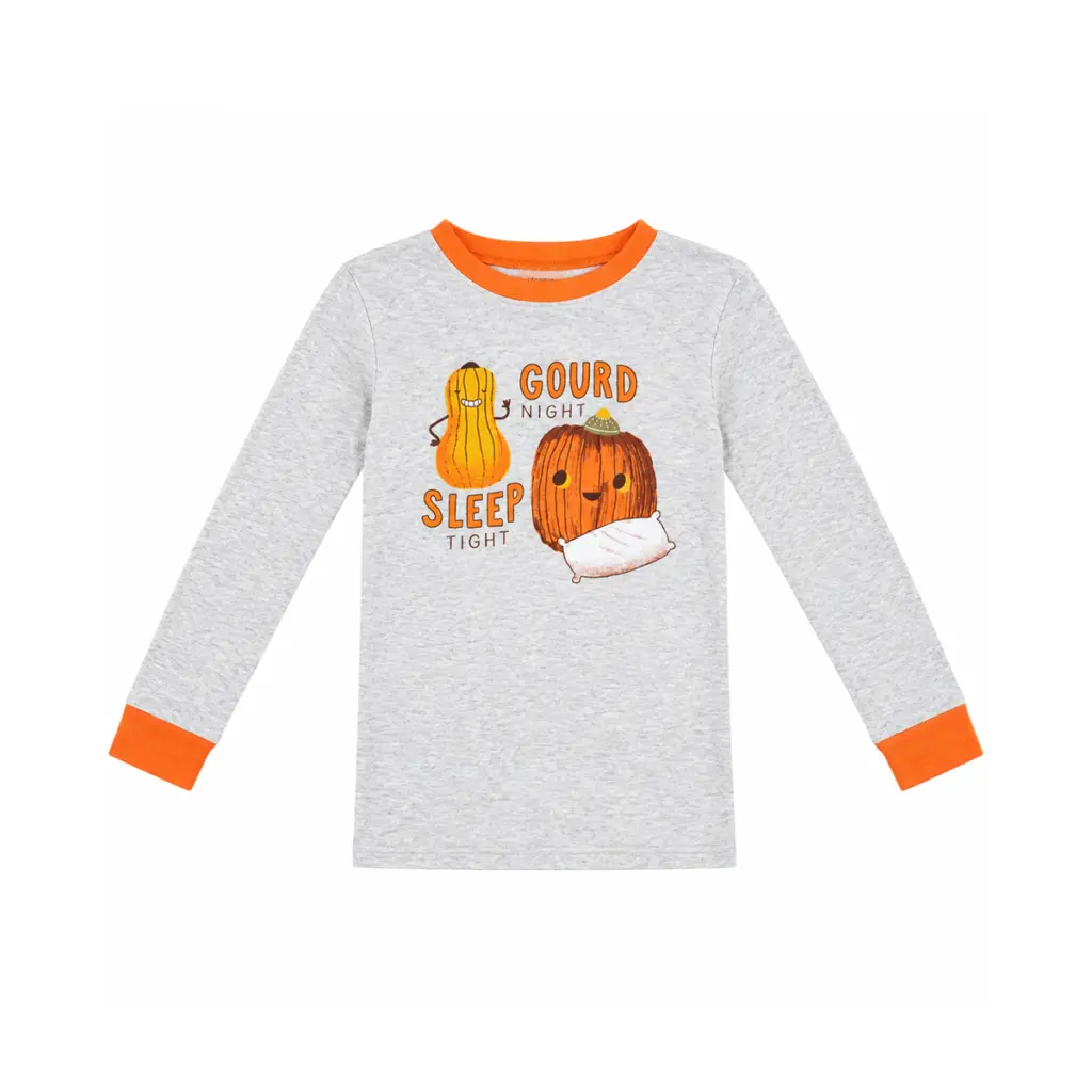 Gourd Night PJ Shirt | Grey 5y - Designed by Carter's