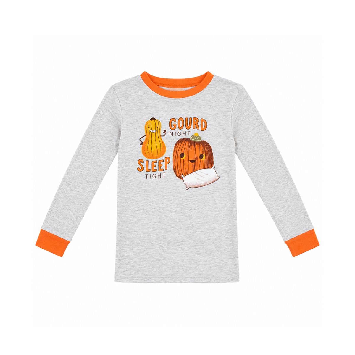 Gourd Night PJ Shirt | Grey 5y - Designed by Carter's