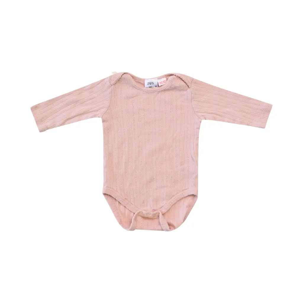 Pointelle Long-Sleeve Onesie - Designed by Zara