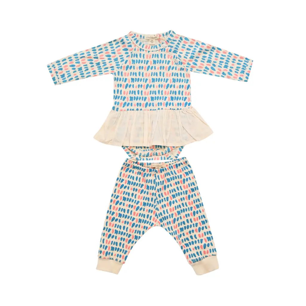 Spotted 2pc Set | Multi 6m - Designed by everbloom