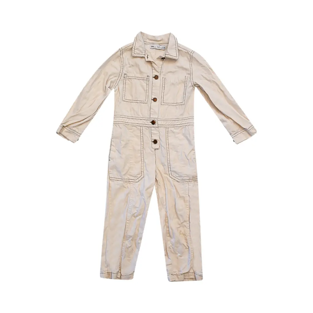 Off-White Jumpsuit - Designed by Zara