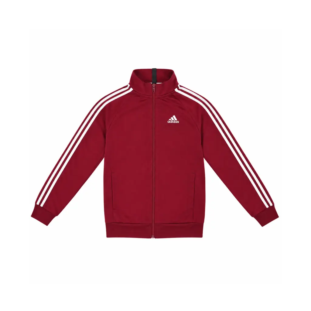 3-Stripes Zip-Up Track Jacket | Burgundy  11/12y - Designed by ADIDAS