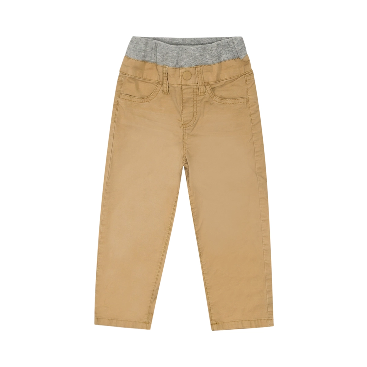Elastic Waist Chino Pants | Tan 2y - Designed by EGG NY