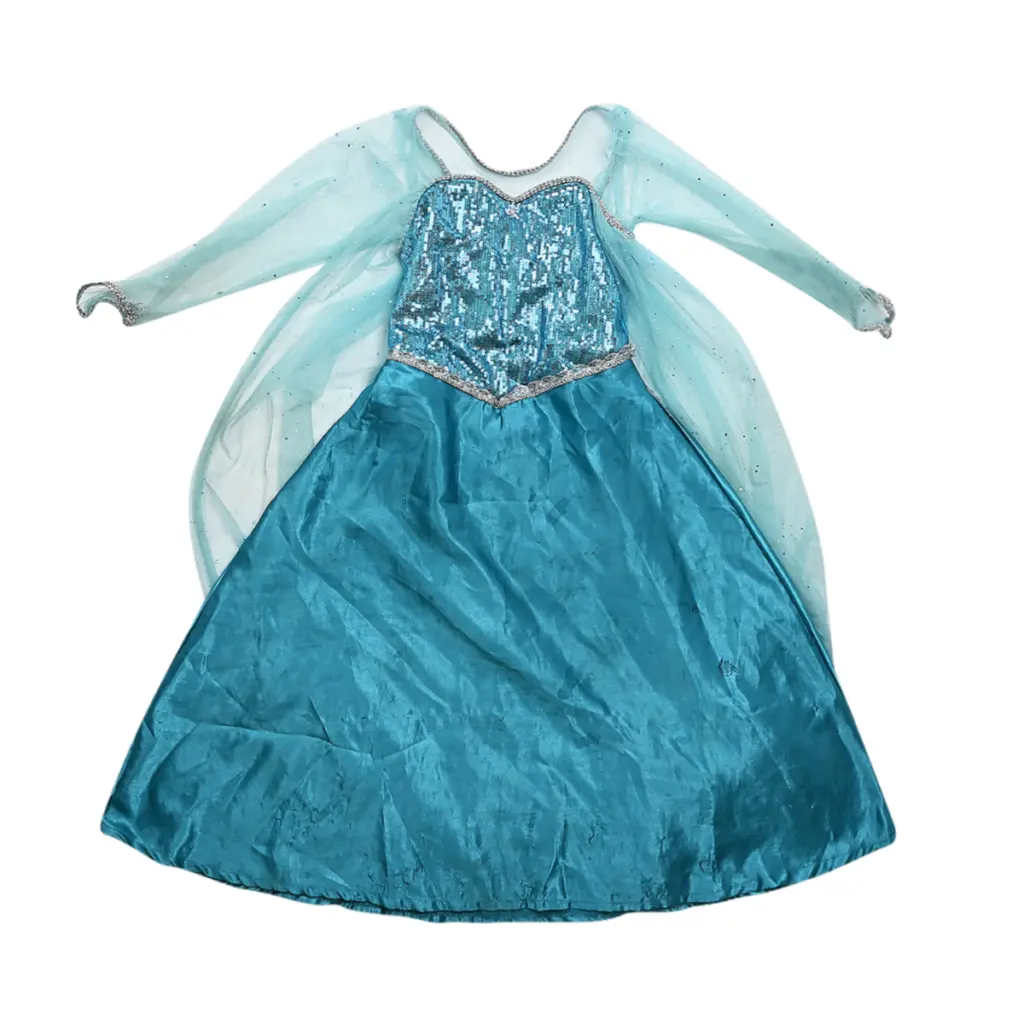 Ice Princess Costume Dress | Aqua Blue  5/6y - Designed by Great Pretenders