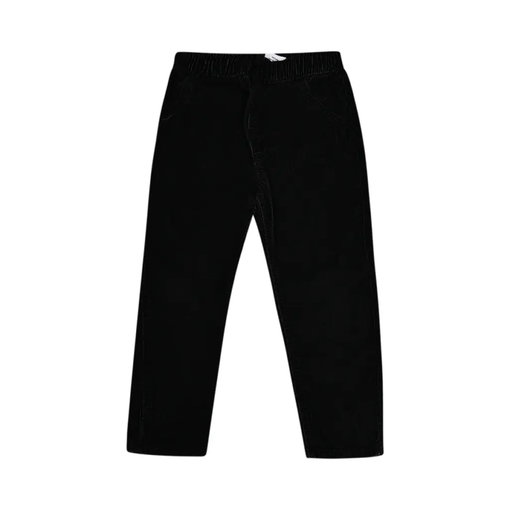 Corduroy Pants | Black  4y - Designed by JUMPING BEANS