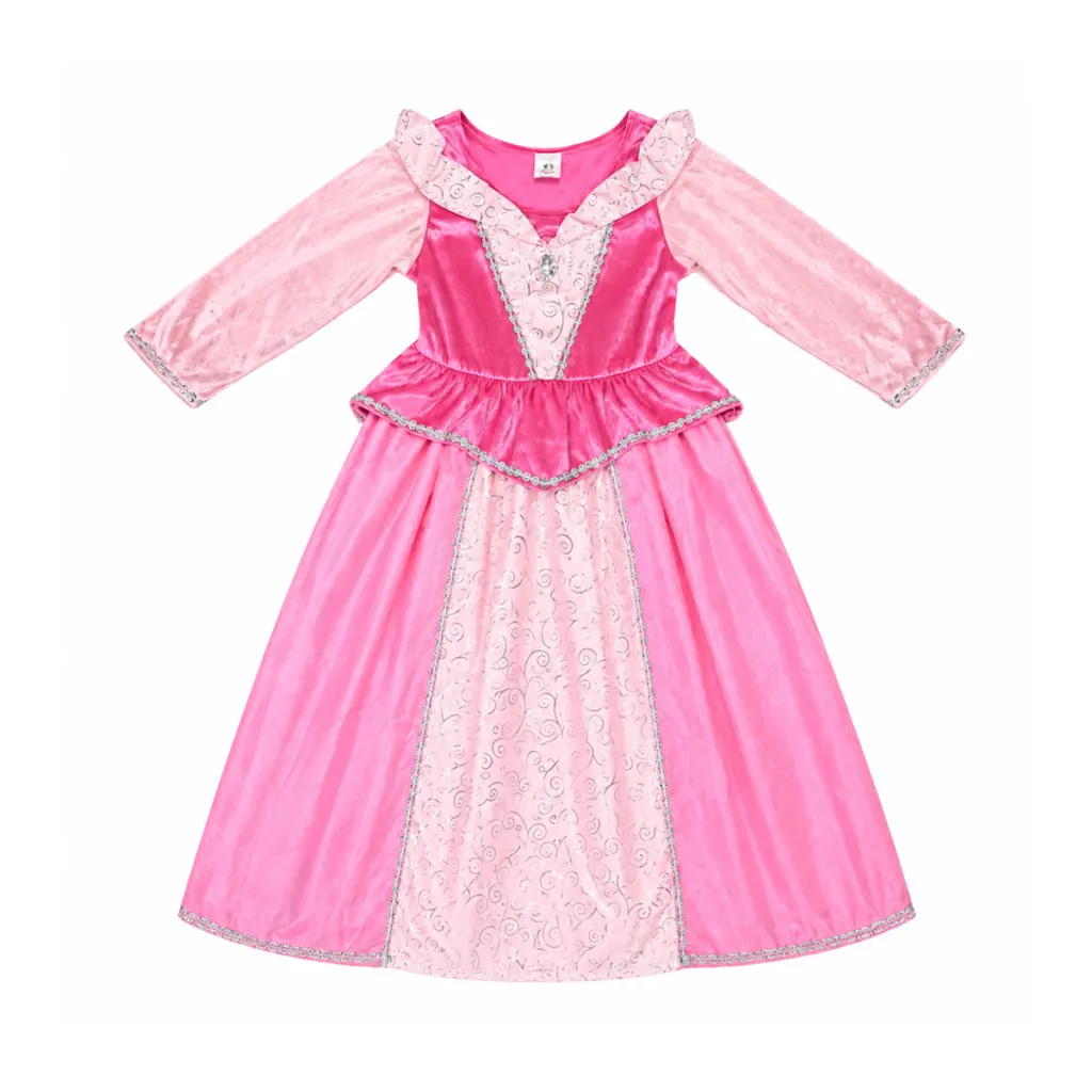Pink Princess Costume Dress | Pink  4/5y - Designed by Little Adventures