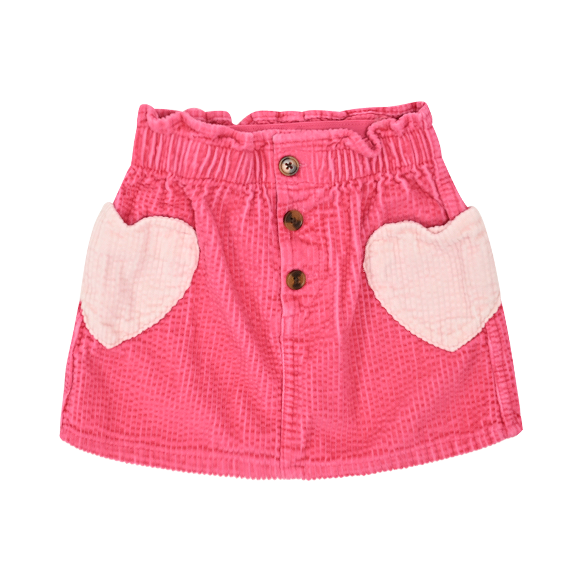 Corduroy Heart Pocket Skirt | Hot Pink 4y - Designed by Old Navy