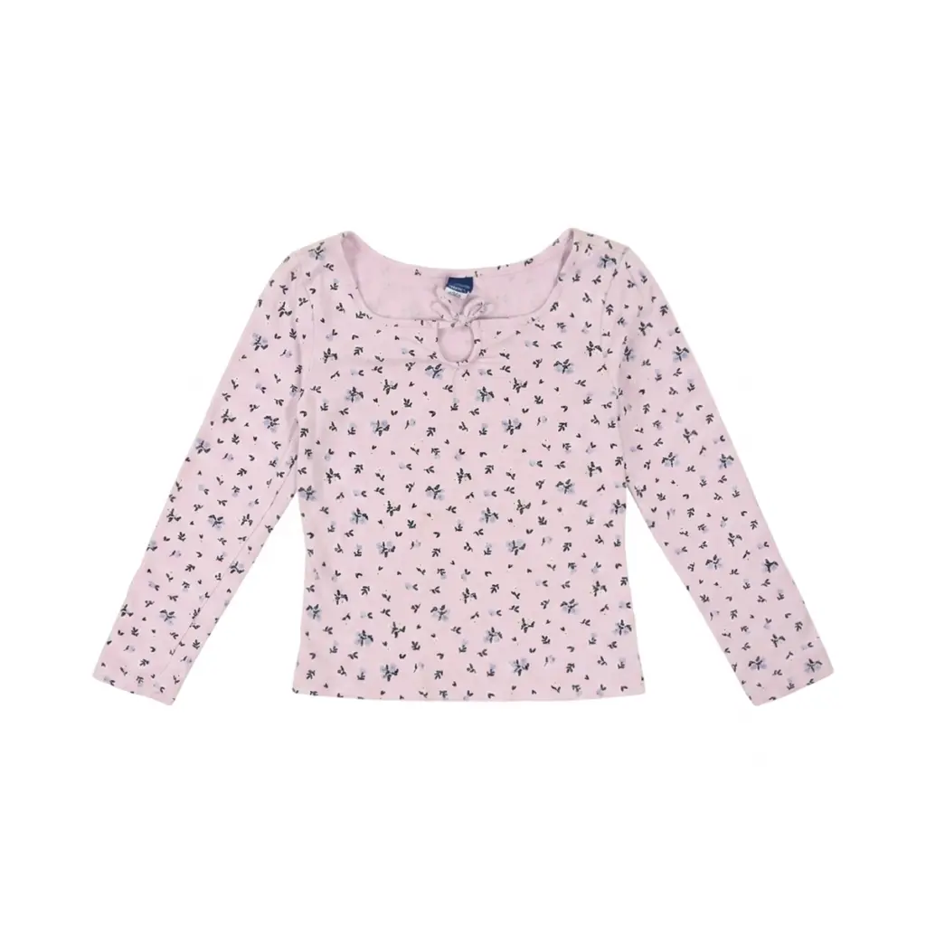 Floral Long Sleeve Top | Light Pink  6/7y - Designed by Old Navy