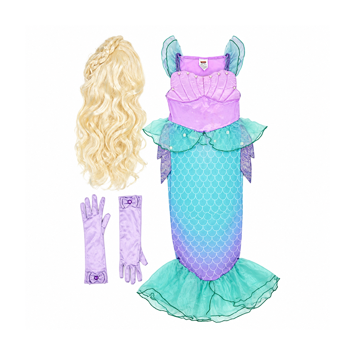 Mermaid Costume Set | Purple & Teal S - Designed by SPOOKTACULAR CREATIONS