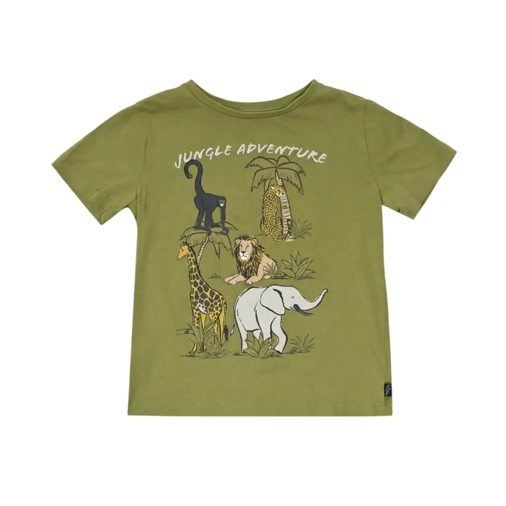 Jungle Adventure Graphic T-Shirt | Olive Green  3y - Designed by TARGET