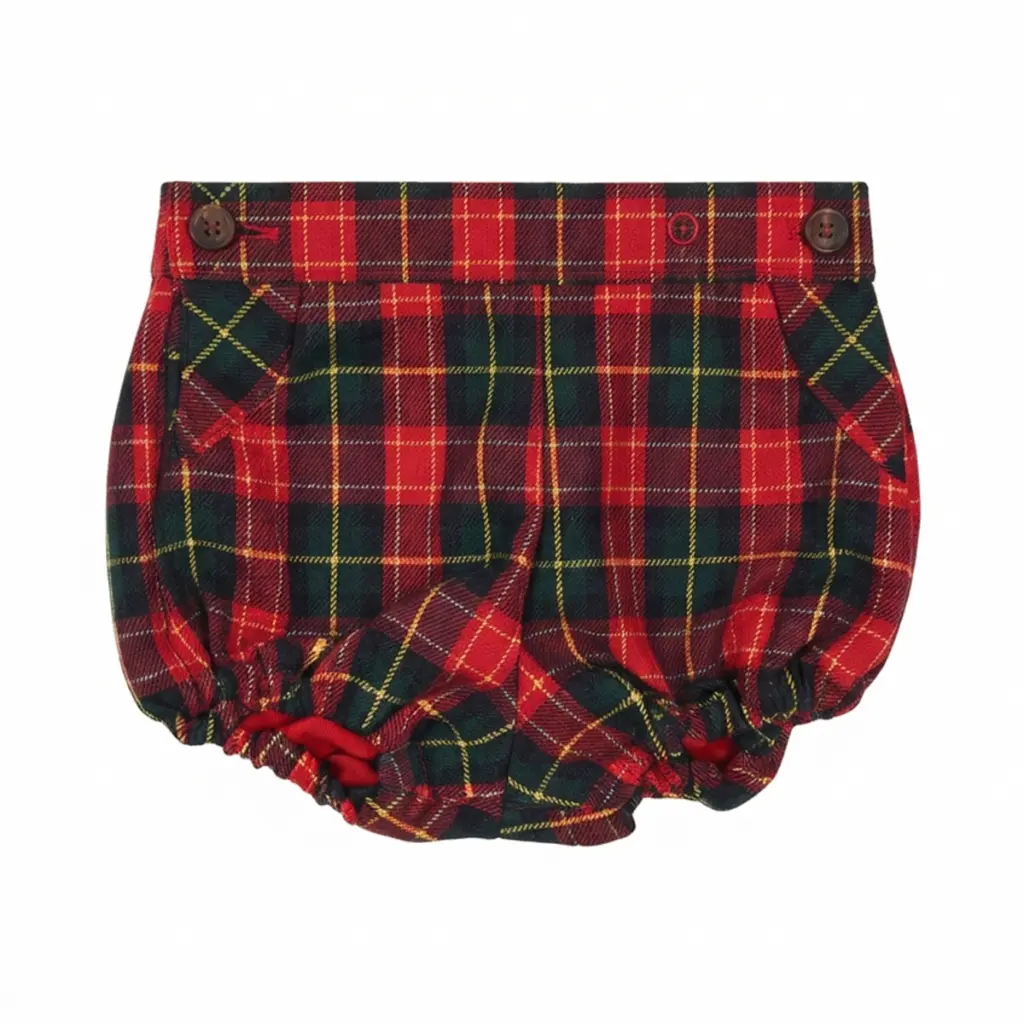 Tartan Plaid Bloomers | Red & Green Plaid - Designed by PEPA LONDON