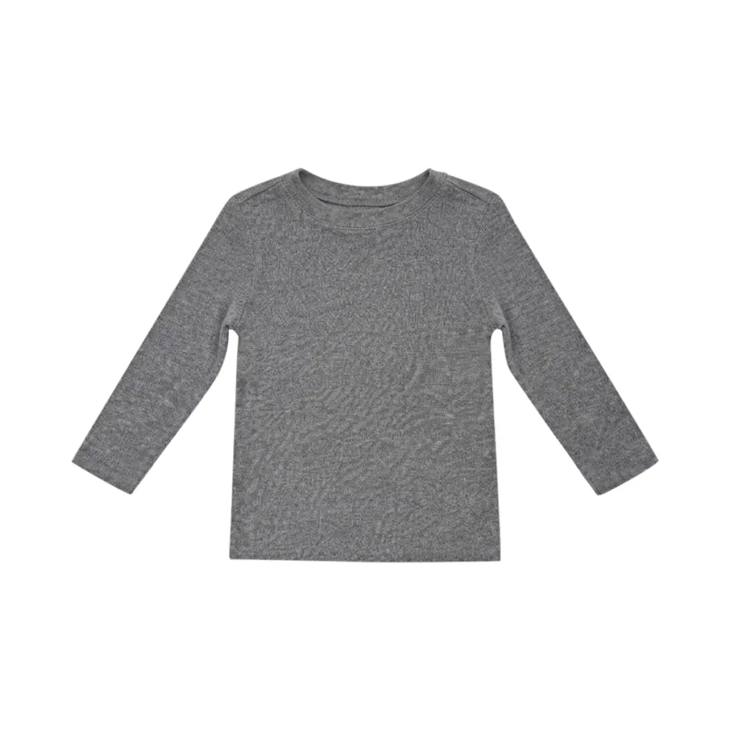 Long Sleeve Thermal Top | Heather Grey - Designed by Old Navy