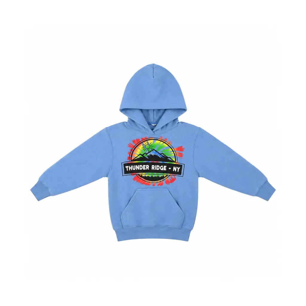 Thunder Ridge Hooded Sweatshirt | Sky Blue - Designed by UNKNOWN