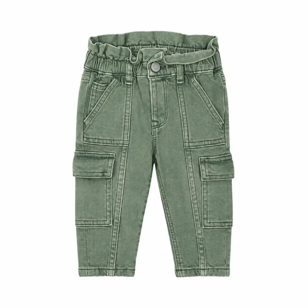 Paperbag Cargo Jeans | Sage Green  12/18m - Designed by Baby Gap