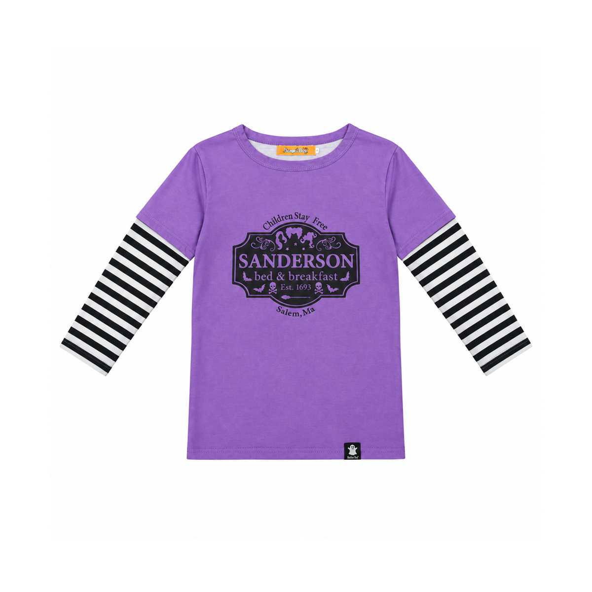 Sanderson B&B Long Sleeve Top | Purple 5/6y - Designed by BesserBay