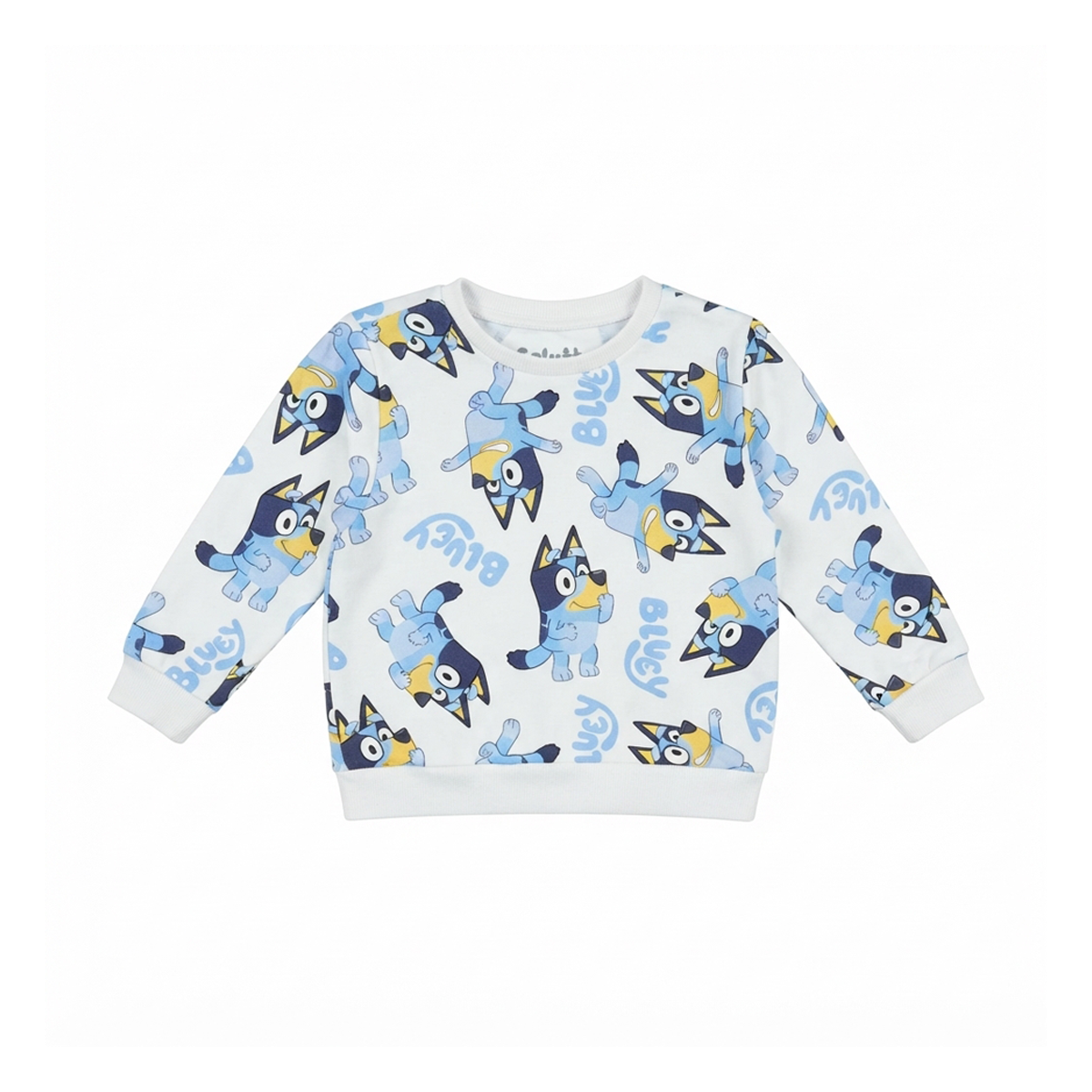 Bluey Crewneck Sweatshirt | White Multi 4y - Designed by BLUEY