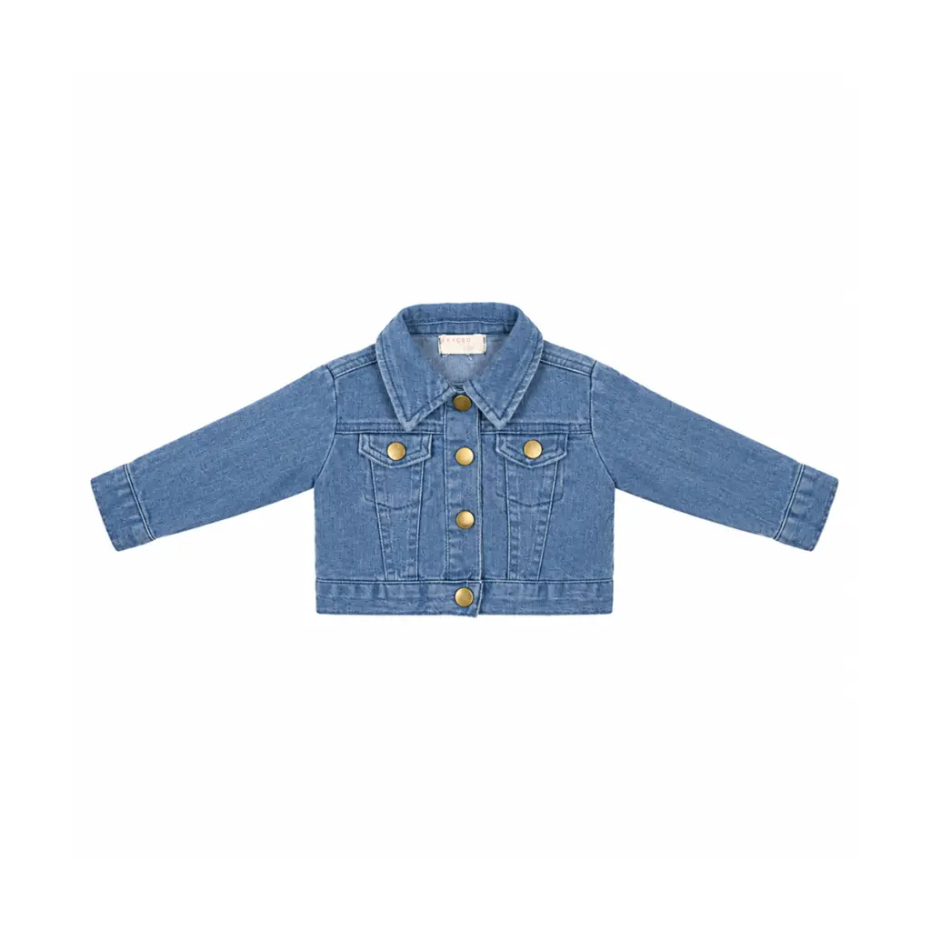 Medium Wash Jean Jacket | Medium Wash  18m - Designed by btween baby