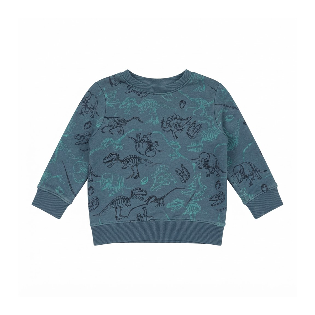 Dinosaur Skeleton Crewneck Sweatshirt | Dusty Blue 18m - Designed by CAT & JACK