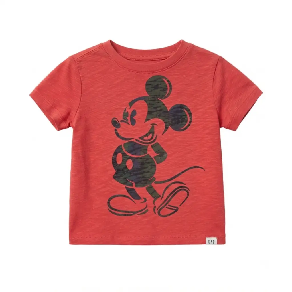 Mickey Mouse Graphic T-Shirt | Dusty Red  2y - Designed by DISNEY X GAP KIDS