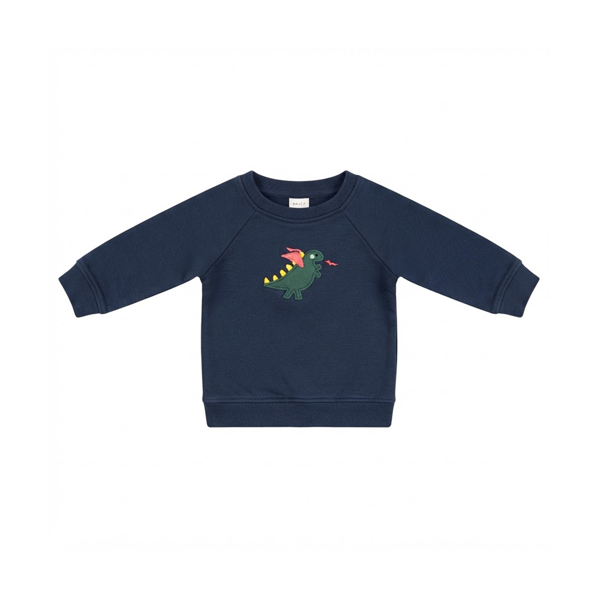 Dragon Embroidered Sweatshirt | Navy Blue 3y - Designed by HANNA ANDERSSON