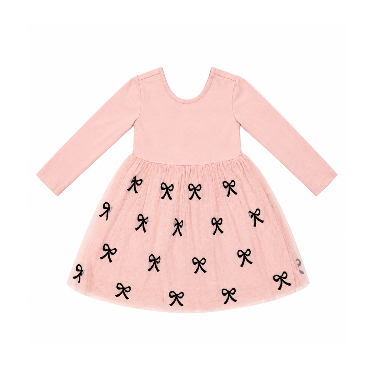 Tulle Bow Dress | Light Pink 4y - Designed by HANNA ANDERSSON