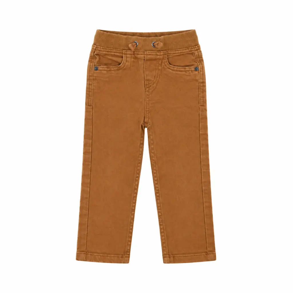 Slim Pull-On Pants | Camel  2y - Designed by HANNA ANDERSSON