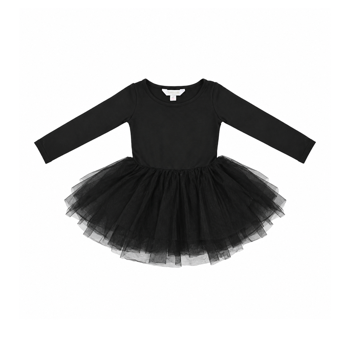 Long Sleeve Tulle Tutu | Black 6y - Designed by ILOVEPLUM