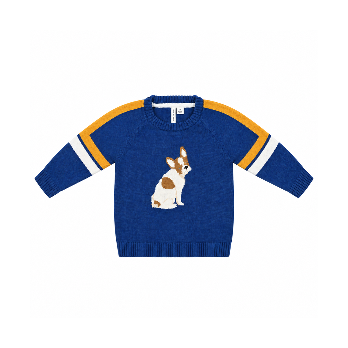 Dog Knit Sweater | Royal Blue 2y - Designed by JANIE AND JACK