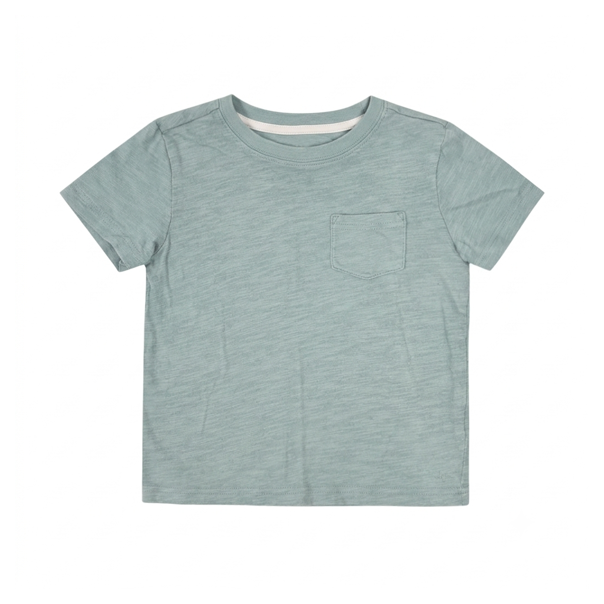 Short Sleeve Pocket T-Shirt | Sea Green 3y - Designed by JANIE & JACK