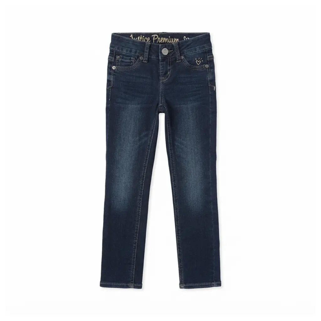 Dark Wash Knit Super Skinny Jeans | Dark Wash  5y - Designed by JUSTICE