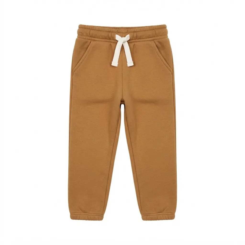 Fleece Joggers | Camel  2y - Designed by LITTLE CO. BY LAUREN CONRAD