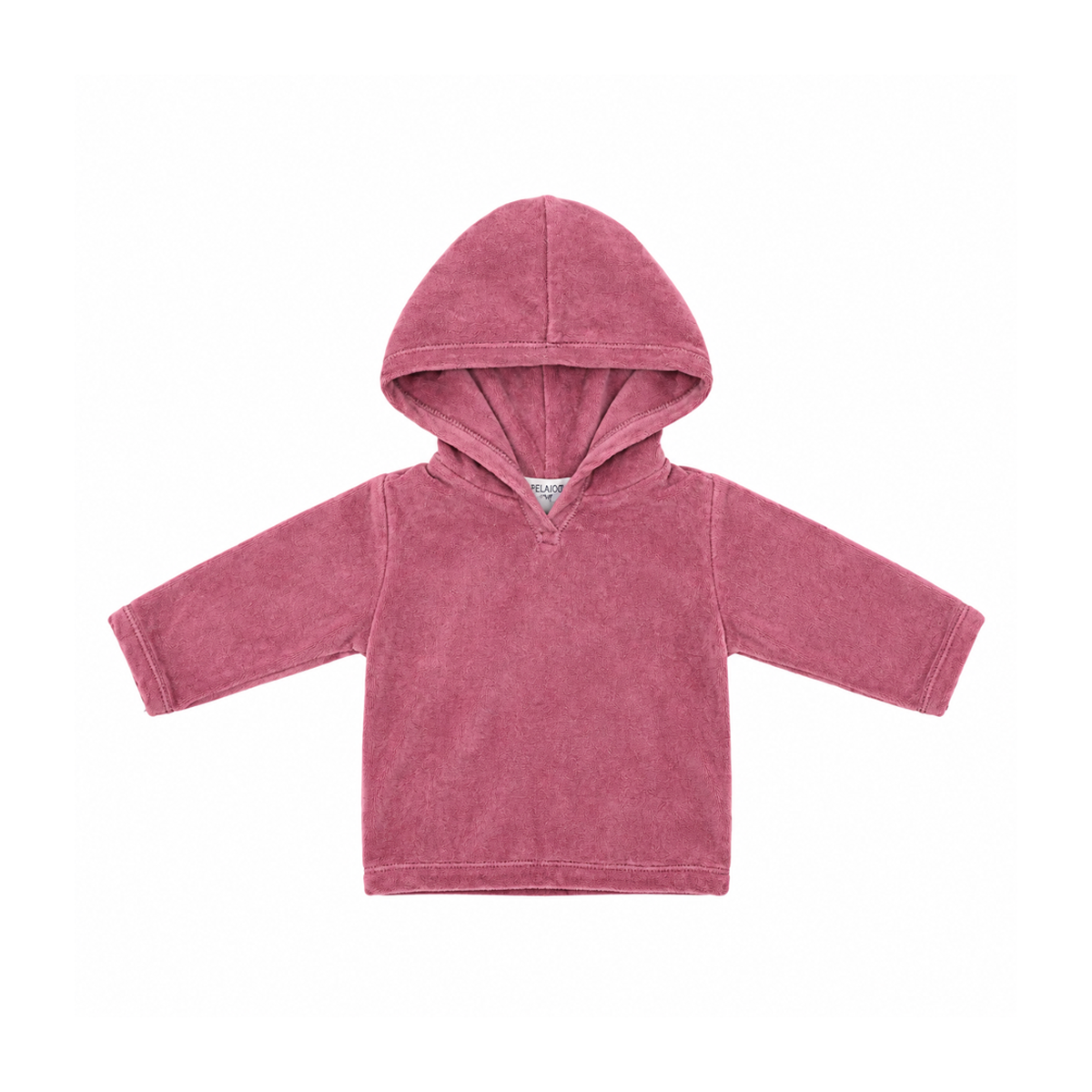 Velour Pullover Hoodie | Dusty Rose 3/6m - Designed by PAIGELAUREN