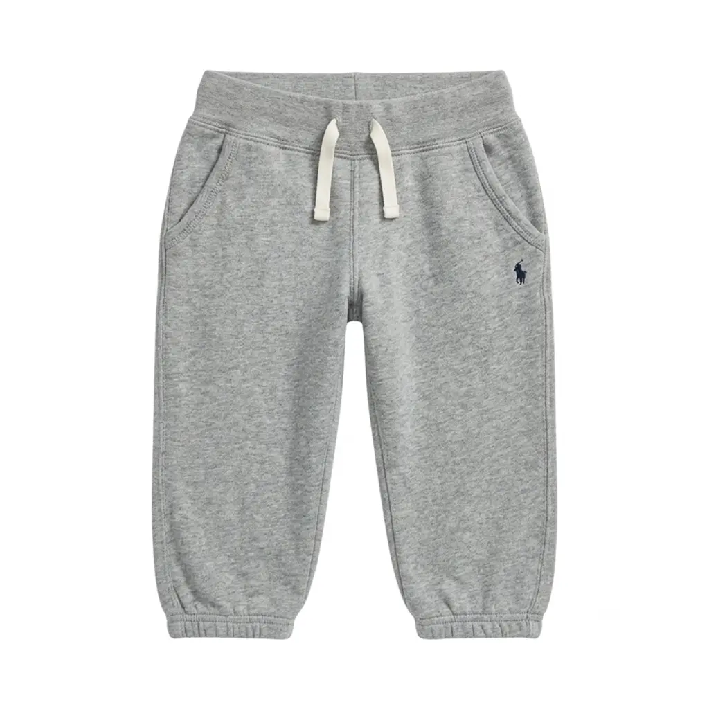 Fleece Joggers | Heather Grey  2y - Designed by Polo Ralph Lauren