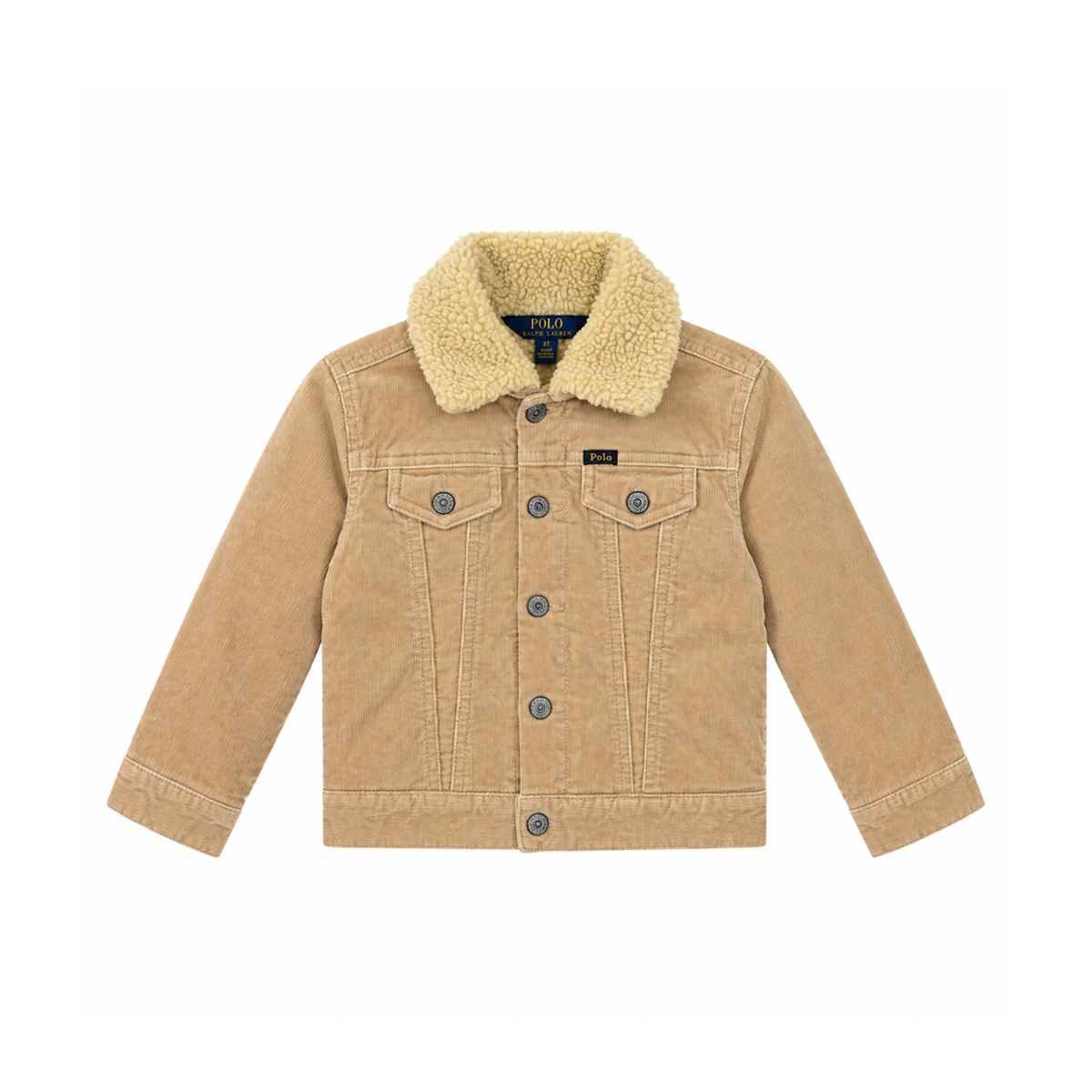 Corduroy Sherpa Jacket | Tan 3y - Designed by Polo Ralph Lauren