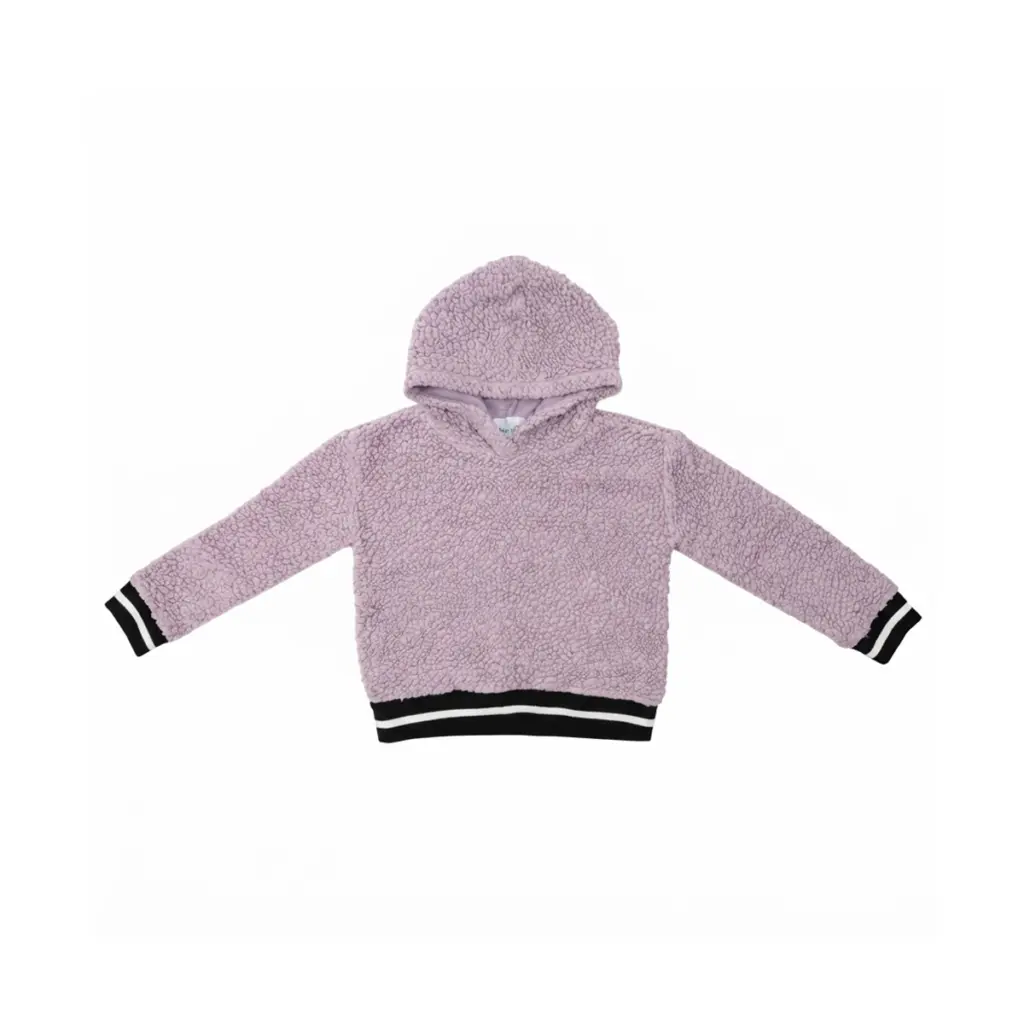 Sherpa Hoodie | Lavender  7y - Designed by ROCKETS OF AWESOME