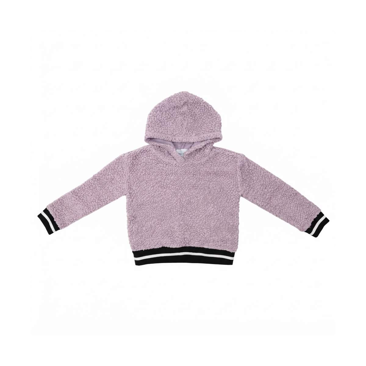Sherpa Hoodie | Lavender 7y - Designed by ROCKETS OF AWESOME