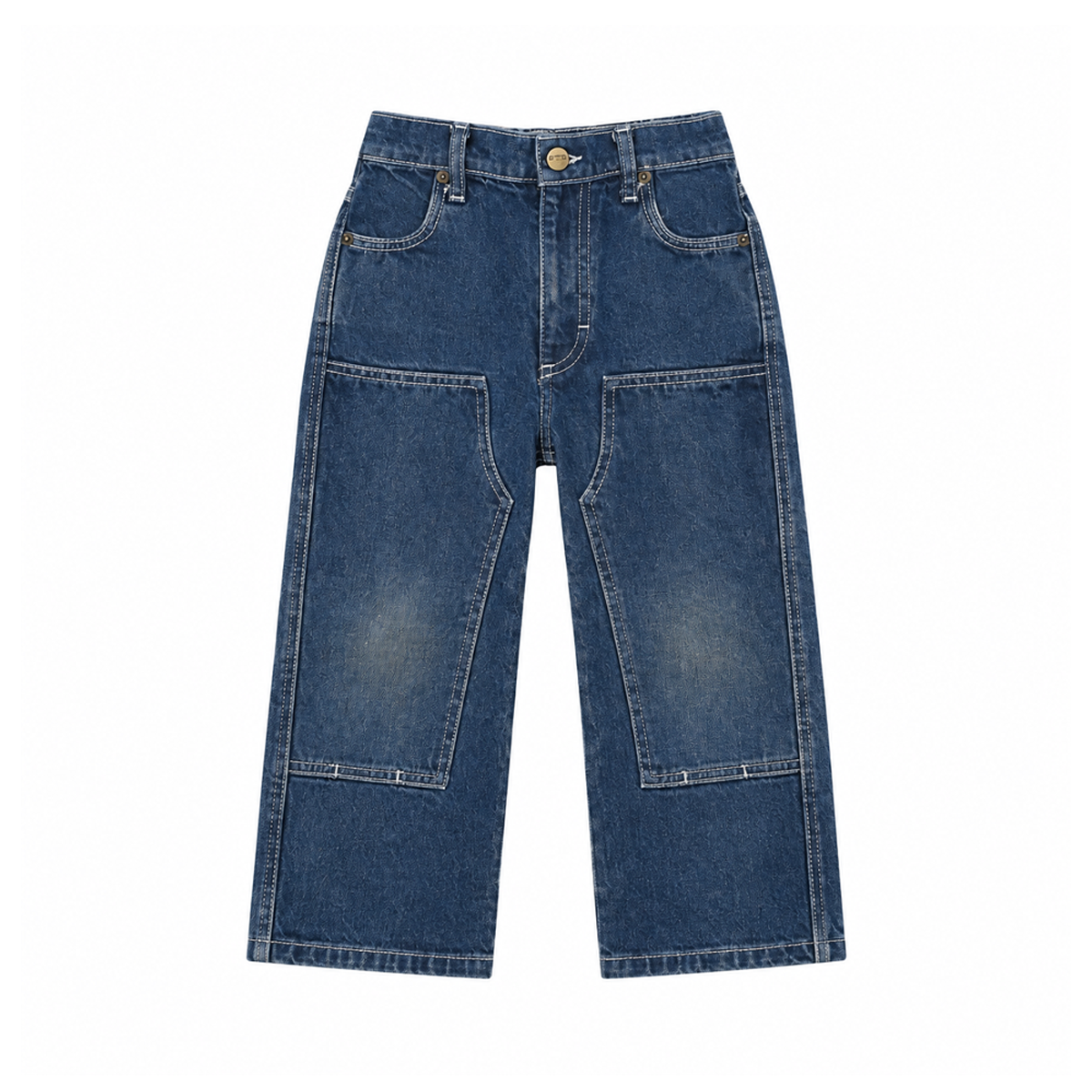 Double Knee Denim Jeans | Medium Wash 4y - Designed by RUDY JUDE