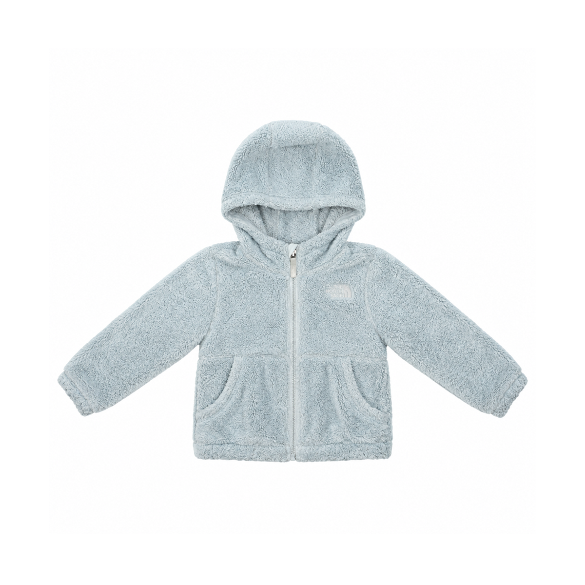 Plush Hooded Zip-Up Jacket | Light Blue 4y - Designed by THE NORTH FACE