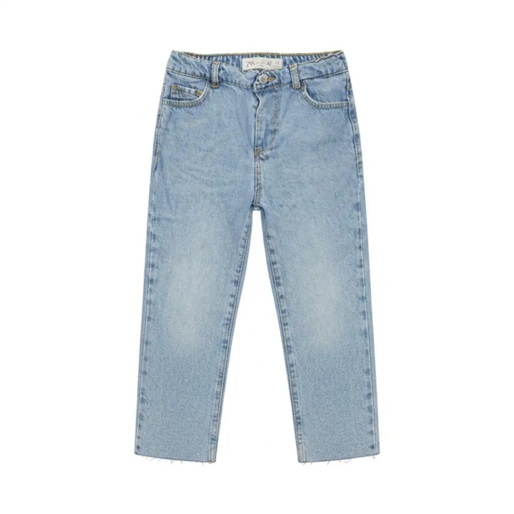 Light Wash Straight Jeans | Light Wash  2/3y - Designed by Zara